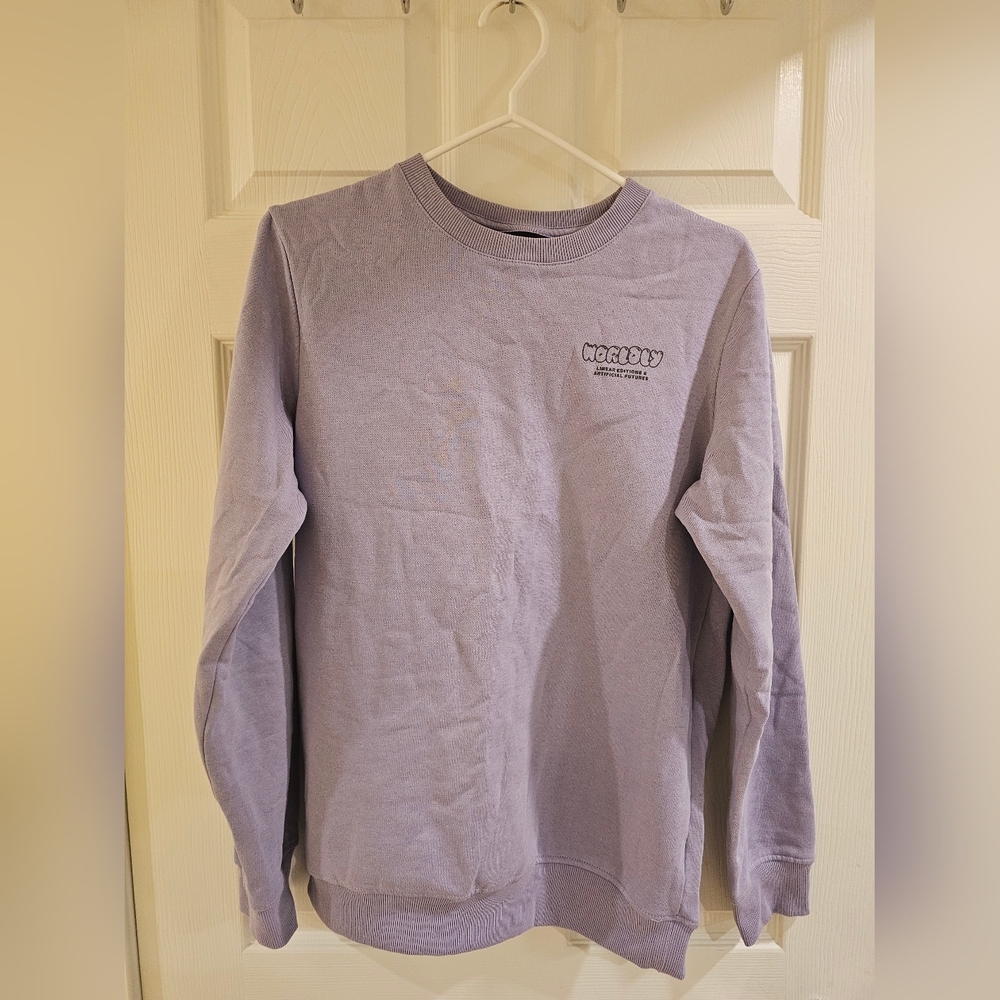 H&M Purple Crewneck Sweater